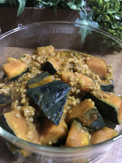 簡単&時短☆かぼちゃの味噌そぼろ煮♪-レシピのメイン写真