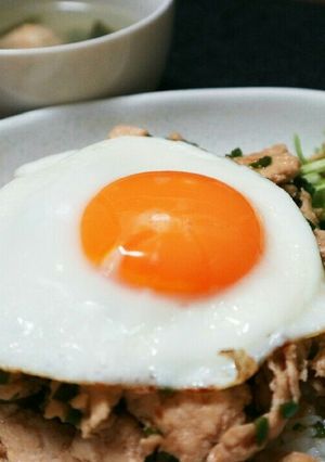 超簡単！タイ屋台風ガパオ飯-レシピのメイン写真