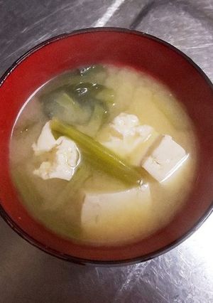 小麦、卵、乳を使わない味噌汁♪-レシピのメイン写真