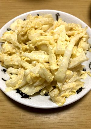 超簡単に！カレー風味の白菜のサラダ-レシピのメイン写真