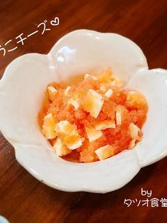 おにぎりの具におすすめ!たらこチーズ-レシピのメイン写真