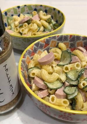 アウトドアスパイスほりにしマカロニサラダ-レシピのメイン写真