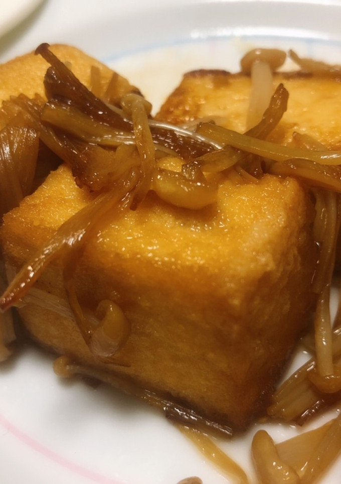 厚揚げとえのきの炒め物-レシピのメイン写真