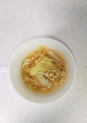糖尿食えのきと白菜の洋風スープ-レシピのメイン写真