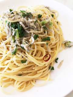 ごま油香る♡しらすとネギのパスタ-レシピのメイン写真