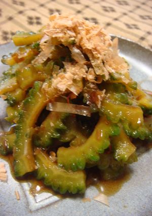 冷やして食べて～♪ゴーヤーのおひたし-レシピのメイン写真