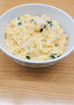 鶏肉と玉子の雑炊-レシピのメイン写真