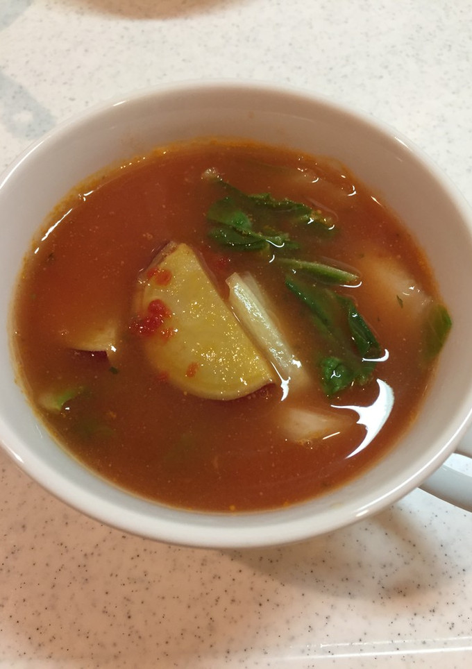 白菜とさつまいものトマトスープ-レシピのメイン写真