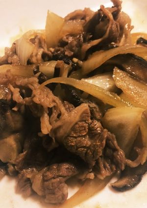 ☆牛こま肉のスタミナ炒め☆-レシピのメイン写真