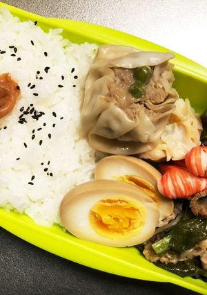 旦那弁当332♥焼売弁当!-レシピのメイン写真
