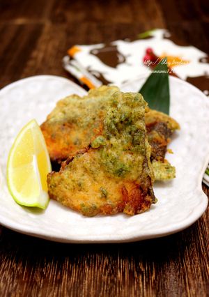 鰤の磯辺天ぷら・レモン風味。-レシピのメイン写真