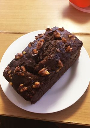 ガトーショコラ風バナナパウンドケーキ-レシピのメイン写真