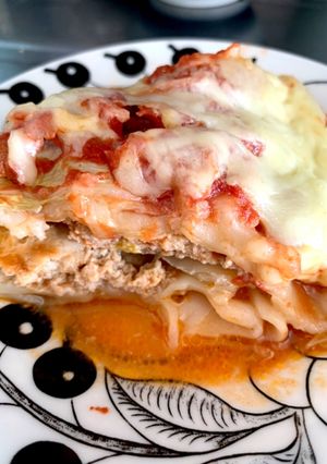 ホットクックで白菜のミートラザニア風-レシピのメイン写真