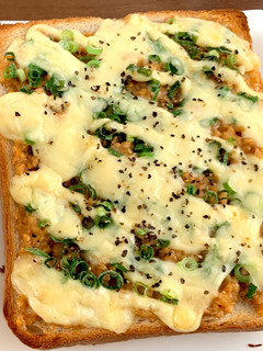 納豆トースト-レシピのメイン写真