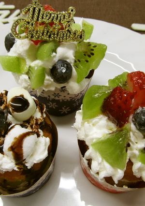 簡単！カップケーキでクリスマス♪めっけ-レシピのメイン写真
