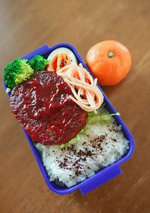 マルシンハンバーグ弁当-レシピのメイン写真
