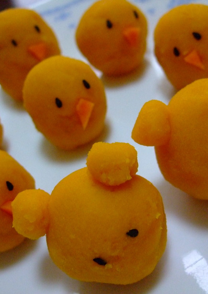 ピヨピヨひよこの♪かぼちゃサラダ♪-レシピのメイン写真