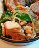 サーモンのお刺身の変わり種料理No.1