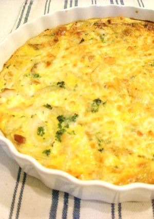 お手軽☆じゃが玉豆乳キッシュ-レシピのメイン写真