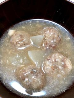 サバ缶でつみれのお吸い物-レシピのメイン写真