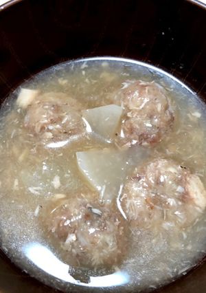 サバ缶でつみれのお吸い物-レシピのメイン写真