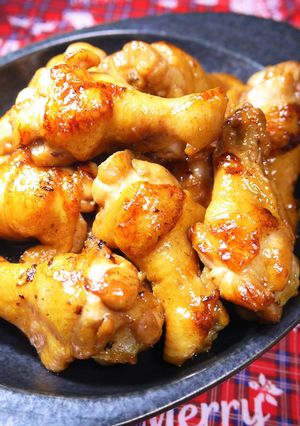 Xmas★甘酢だれ手羽元ローストチキン-レシピのメイン写真