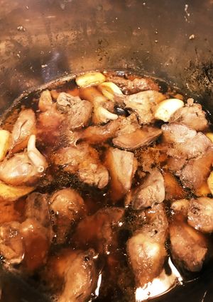 鶏レバーのスタミナ香味煮【高圧鍋で】-レシピのメイン写真