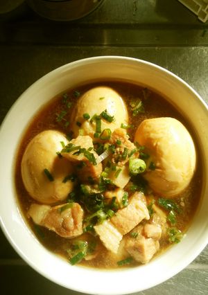 簡単豚の角煮と煮たまご-レシピのメイン写真