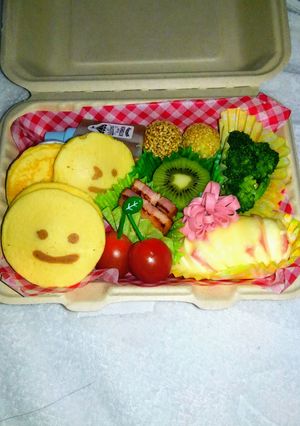 安心❗顔が崩れない可愛いホットケーキ弁当-レシピのメイン写真