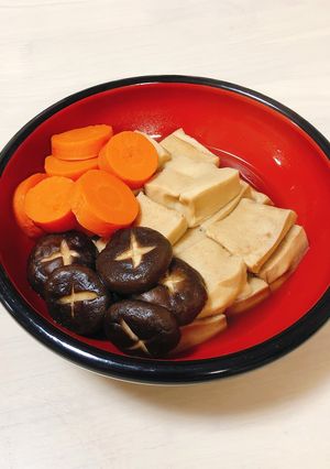 しいたけと高野豆腐の含め煮-レシピのメイン写真