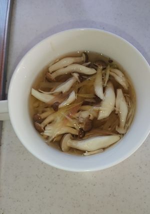 糖尿食ミョウガとしめじのすまし汁-レシピのメイン写真