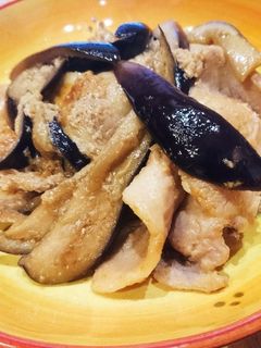 豚肉となすのしょうが焼き-レシピのメイン写真