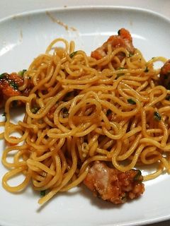 甘辛唐揚げ焼きそば-レシピのメイン写真