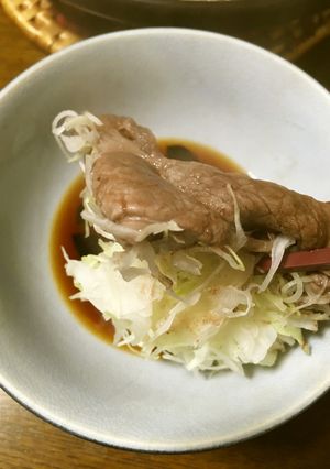 簡単　タジン鍋　牛肉とキャベツの蒸し焼き-レシピのメイン写真