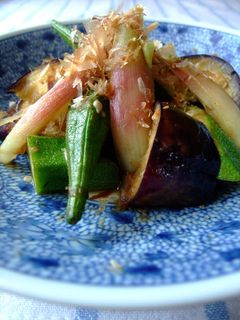 【夏野菜】茄子とオクラのポン酢炒め-レシピのメイン写真