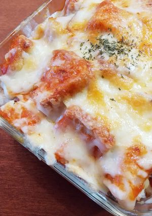 パン ベーコン ポテトグラタン-レシピのメイン写真