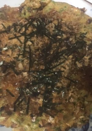 ジャコのカレー入りキャベツ焼き-レシピのメイン写真
