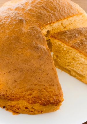 超簡単！きび砂糖のふっくらりんごケーキ-レシピのメイン写真