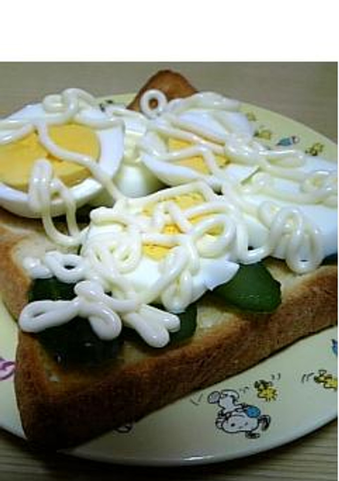 うちの定番☆卵ときゅうりのトースト-レシピのメイン写真