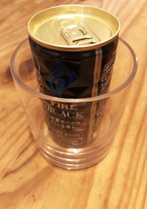 缶コーヒー　楽ちんな湯煎での温め方　-レシピのメイン写真