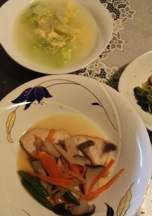 カジキマグロの香味蒸し-レシピのメイン写真