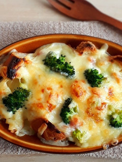 簡単ランチ♪バゲットでパングラタン-レシピのメイン写真