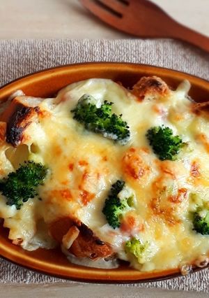 簡単ランチ♪バゲットでパングラタン-レシピのメイン写真