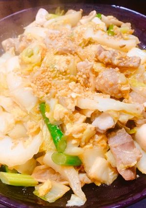 豚ホルモンと白菜のオイスター炒め-レシピのメイン写真
