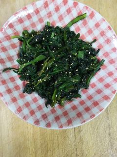 きくなとほうれん草のごまあえ-レシピのメイン写真