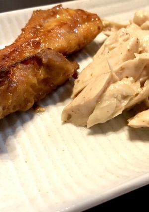 ササミ消費！ 揚げ焼きと蒸しで。-レシピのメイン写真