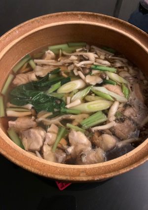 鶏スープ鍋-レシピのメイン写真