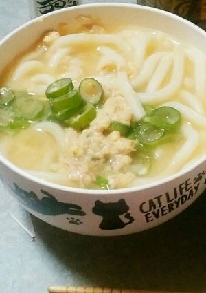 簡単かき玉ツナうどん-レシピのメイン写真