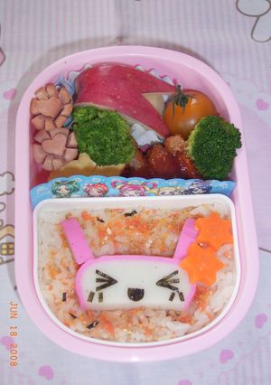 ちょー簡単キャラ弁☆うさぎさん-レシピのメイン写真