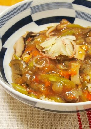 野菜のあんかけ丼〔ホットクック〕-レシピのメイン写真